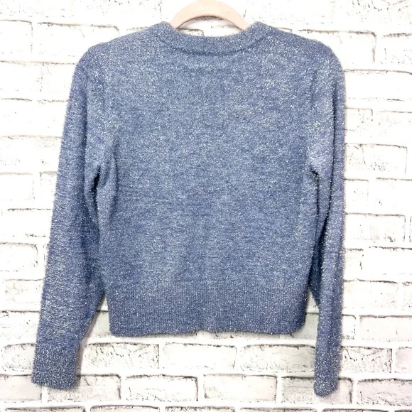 |•OLD NAVY•| Grey Sparkle Sweater Size Small - Picture 2 of 4